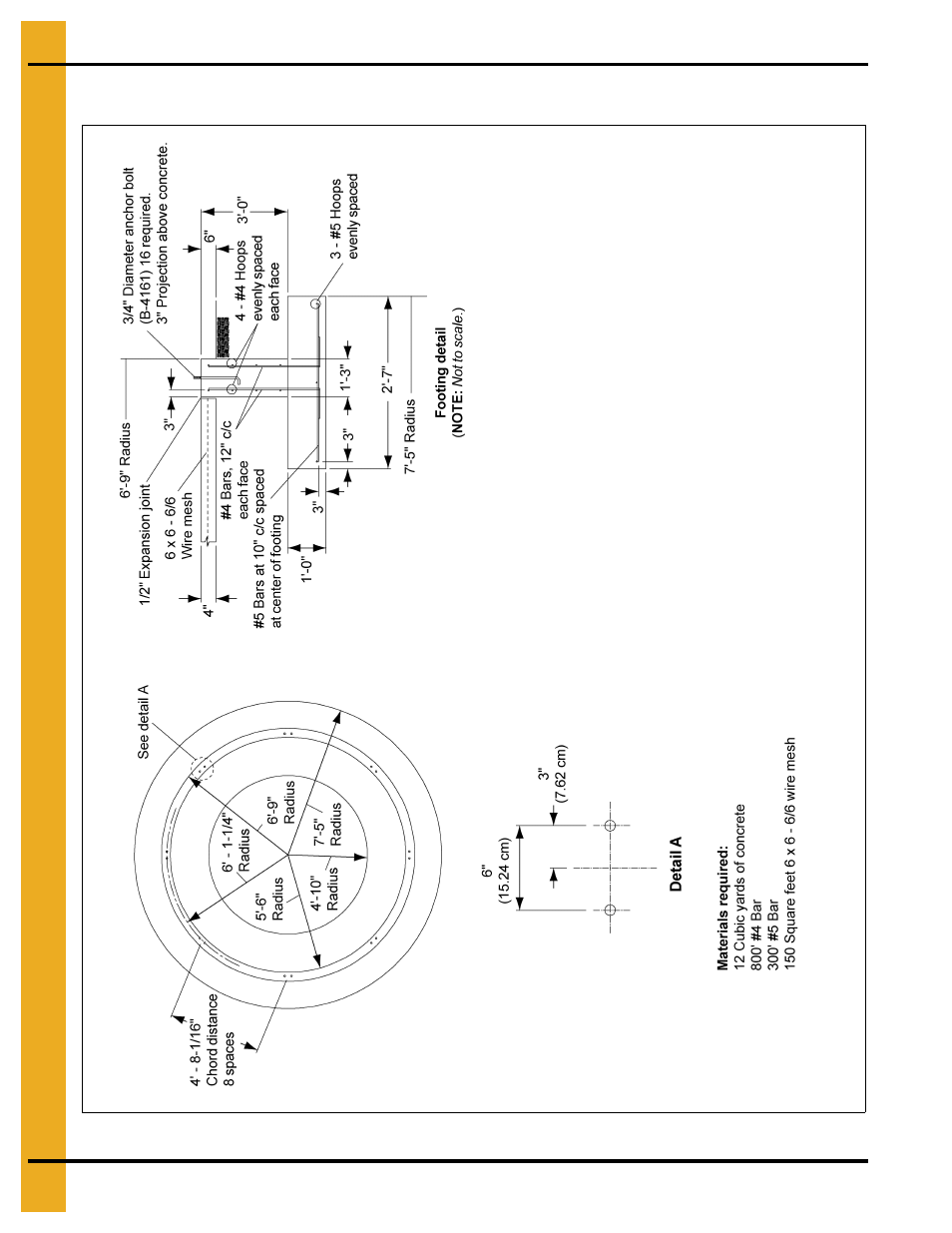 Concrete foundation commercial hopper tanks | Grain Systems Bin Accessories PNEG-318 User Manual | Page 124 / 180