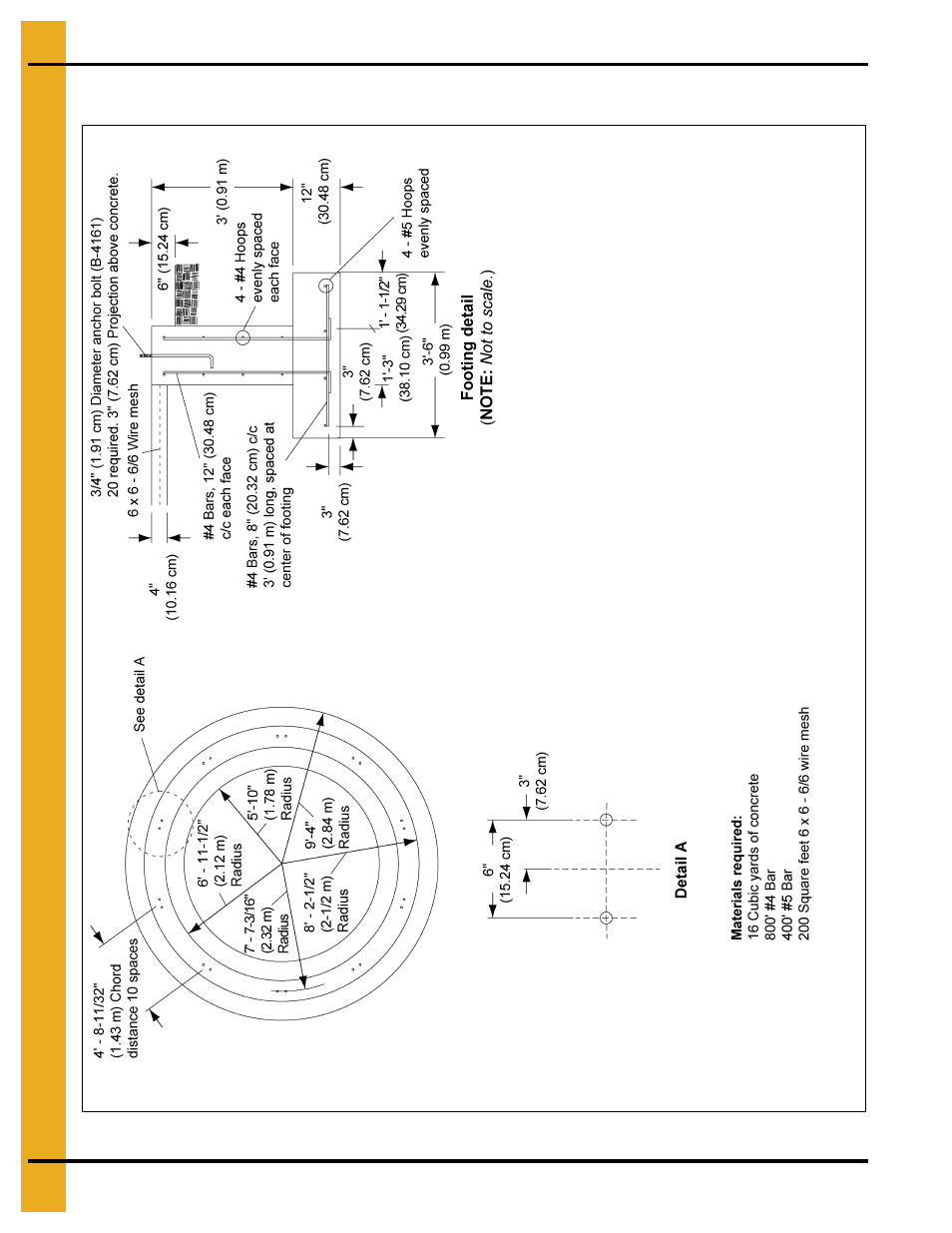 Concrete foundation commercial hopper tanks | Grain Systems Bin Accessories PNEG-318 User Manual | Page 126 / 180
