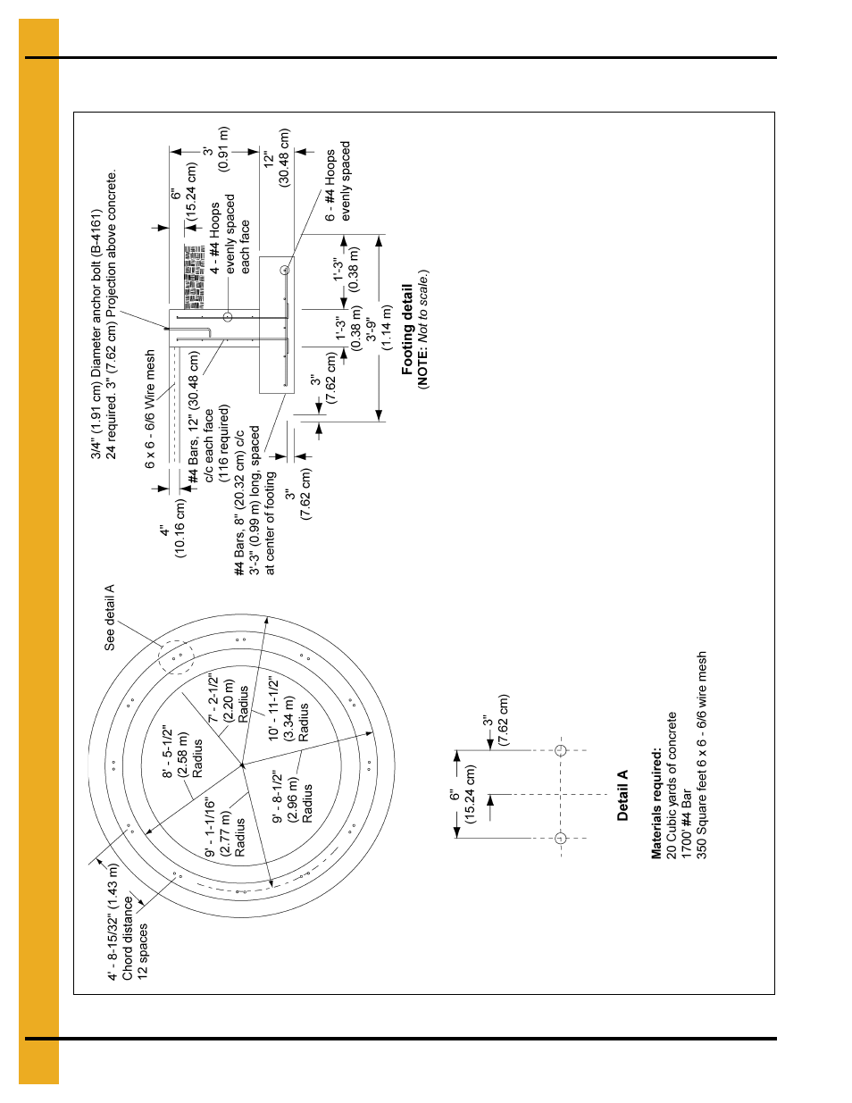 Concrete foundation commercial hopper tanks | Grain Systems Bin Accessories PNEG-318 User Manual | Page 128 / 180