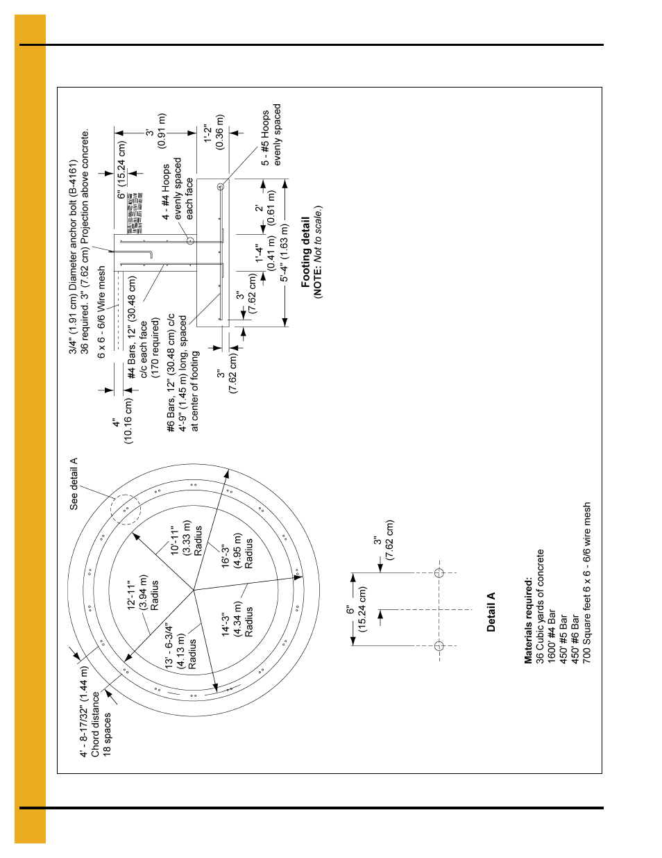 Concrete foundation commercial hopper tanks | Grain Systems Bin Accessories PNEG-318 User Manual | Page 134 / 180