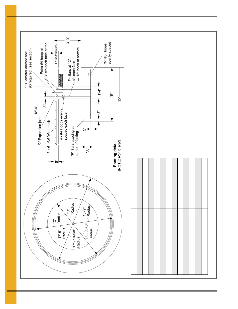 Concrete foundation commercial hopper tanks | Grain Systems Bin Accessories PNEG-318 User Manual | Page 138 / 180