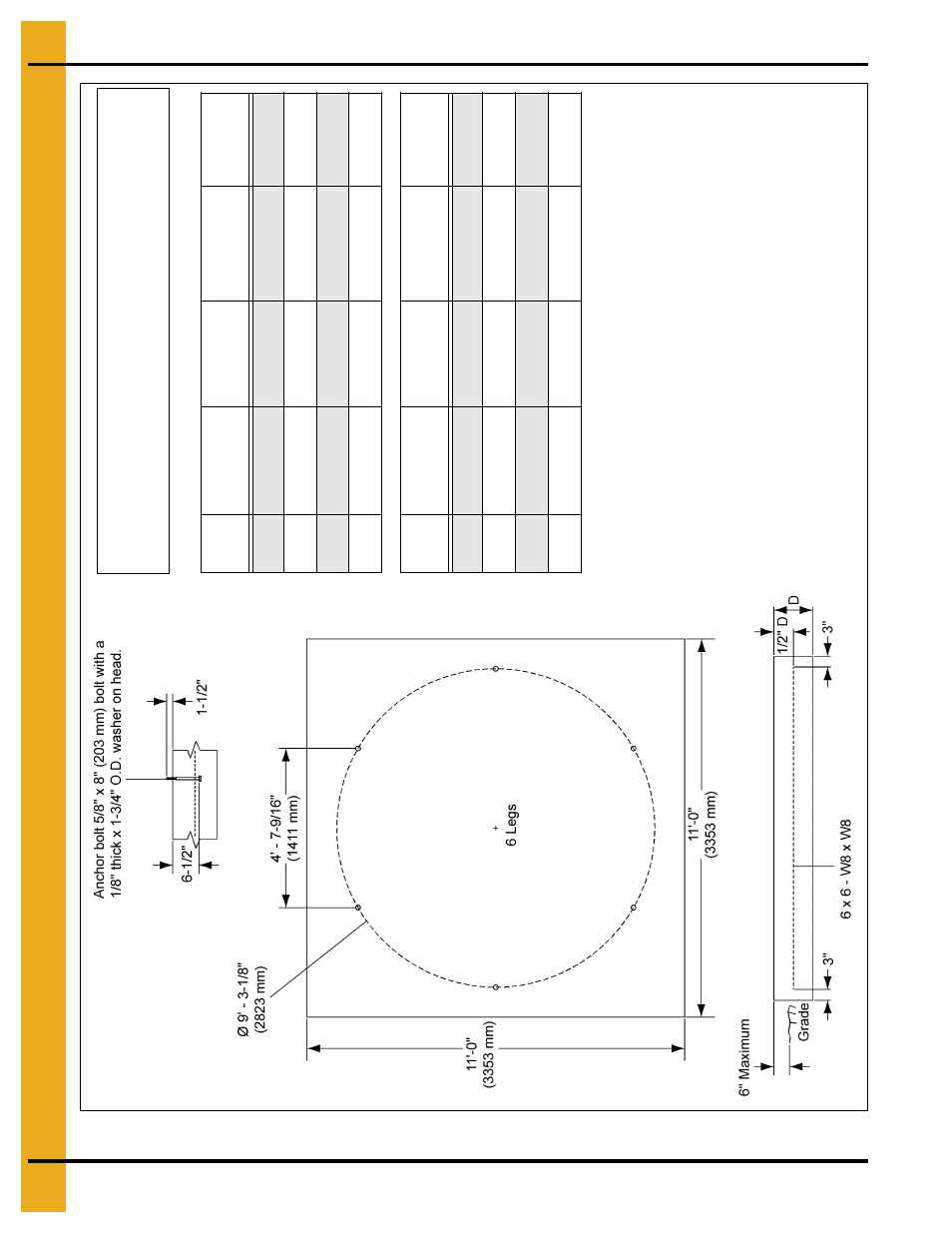 Foundation recommendations bft/ght series | Grain Systems Bin Accessories PNEG-318 User Manual | Page 164 / 180