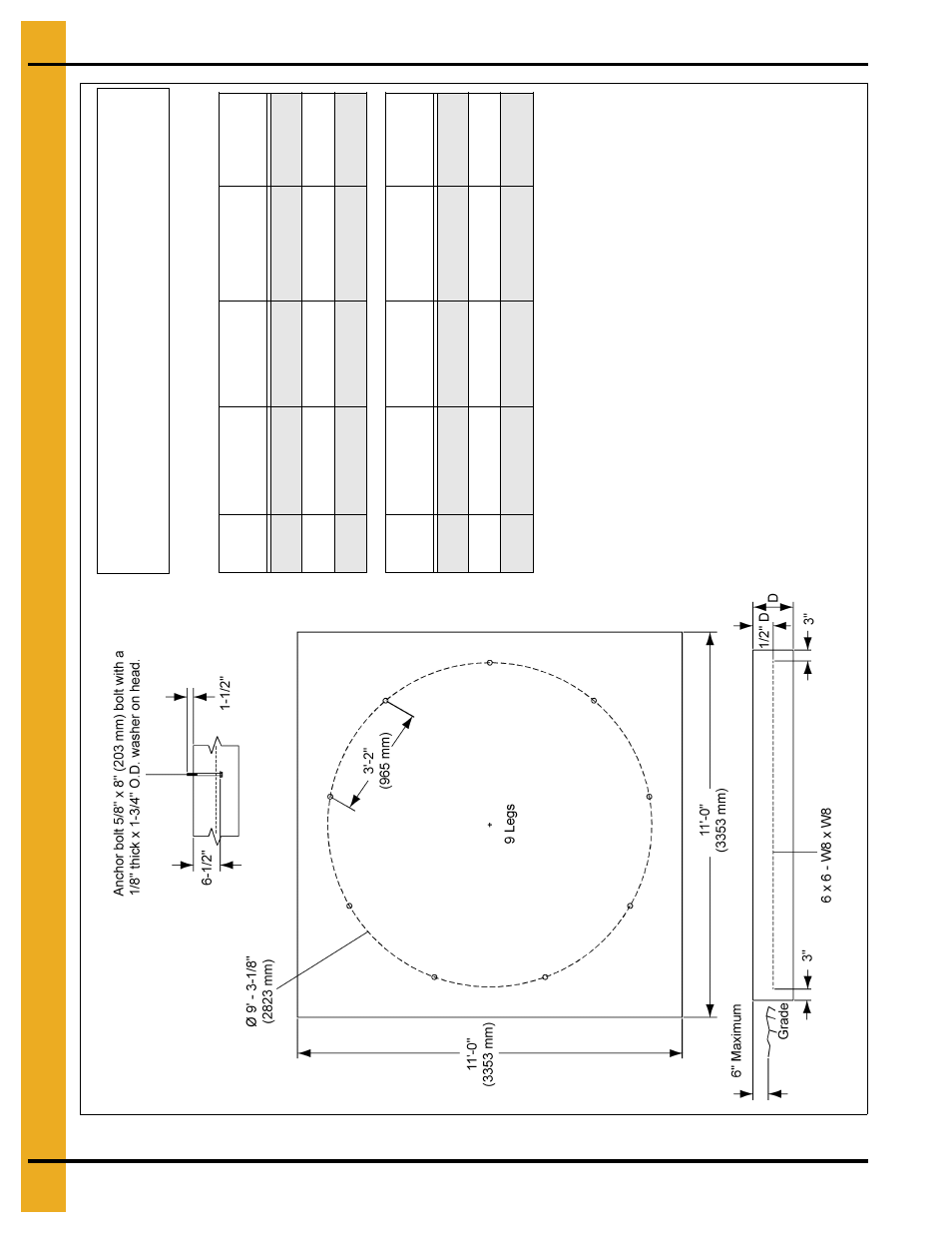 Foundation recommendations bft/ght series | Grain Systems Bin Accessories PNEG-318 User Manual | Page 166 / 180