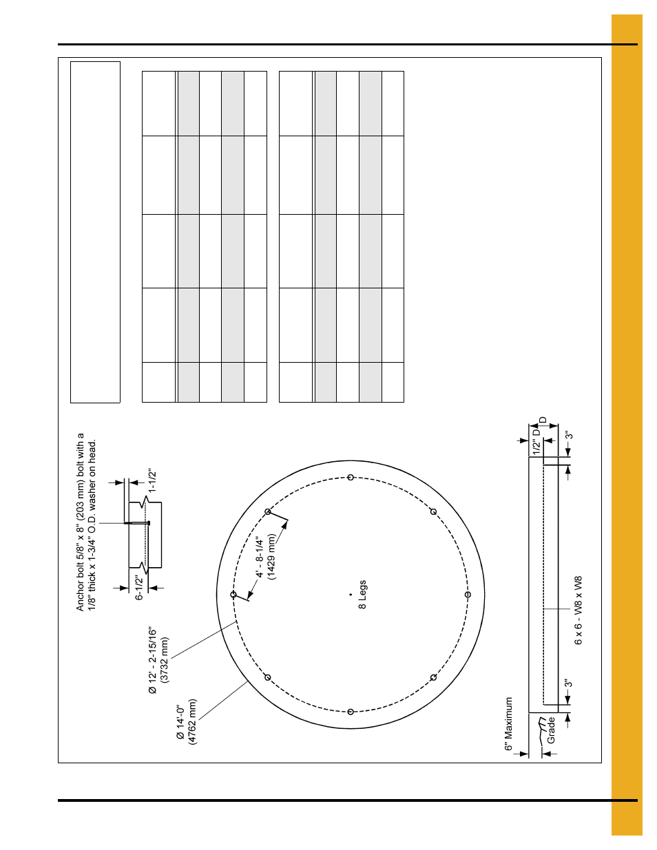 Foundation recommendations bft/ght series | Grain Systems Bin Accessories PNEG-318 User Manual | Page 169 / 180