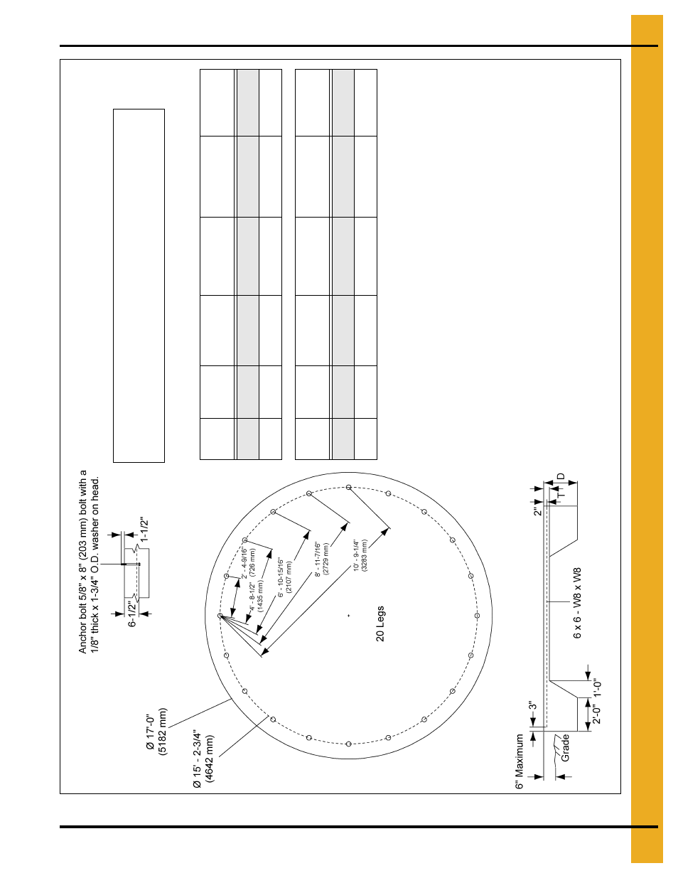 Foundation recommendations bft/ght series | Grain Systems Bin Accessories PNEG-318 User Manual | Page 173 / 180