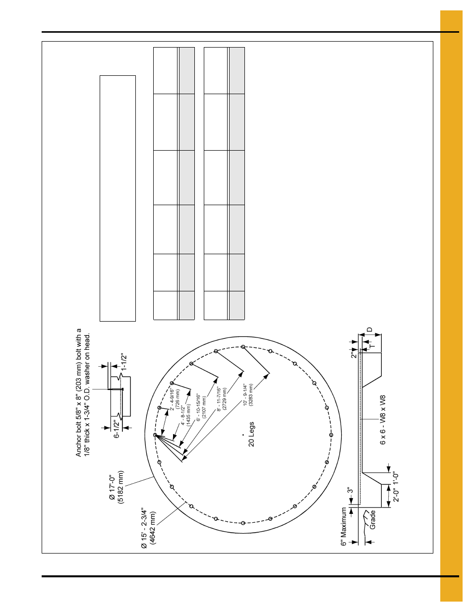 Foundation recommendations bft/ght series | Grain Systems Bin Accessories PNEG-318 User Manual | Page 175 / 180