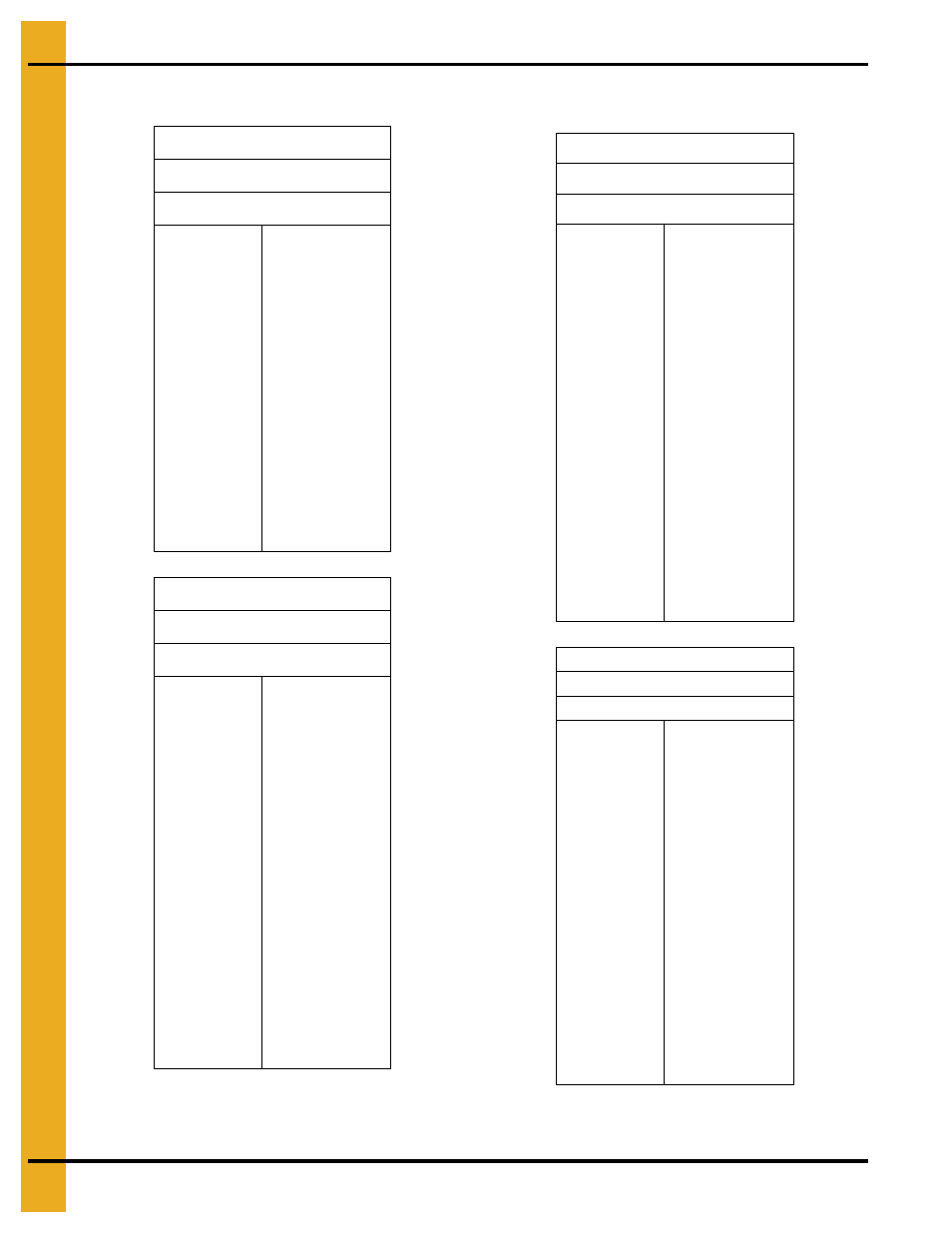 Outside universal stiffened anchor bolt charts | Grain Systems Bin Accessories PNEG-318 User Manual | Page 94 / 180