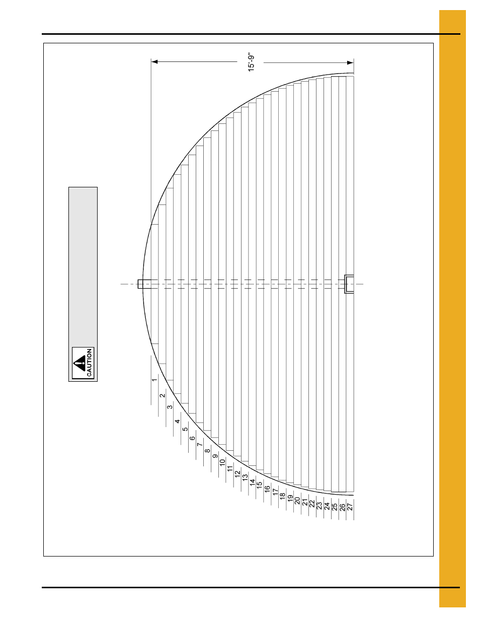 33' cut-lok/cor-lok plank order, Chapter 6 33' cut-lok/cor-lok plank order, E bin | Grain Systems Bin Flooring PNEG-219 User Manual | Page 13 / 32
