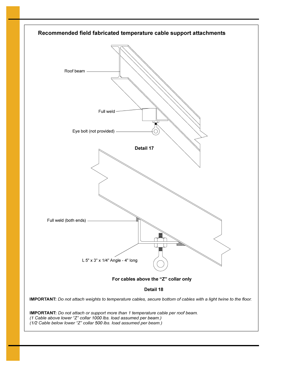 75' roof erection | Grain Systems Tanks PNEG-083 User Manual | Page 24 / 28