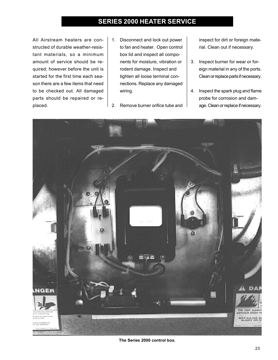 Series 2000 heater service | Grain Systems PNEG-582 User Manual | Page 23 / 26