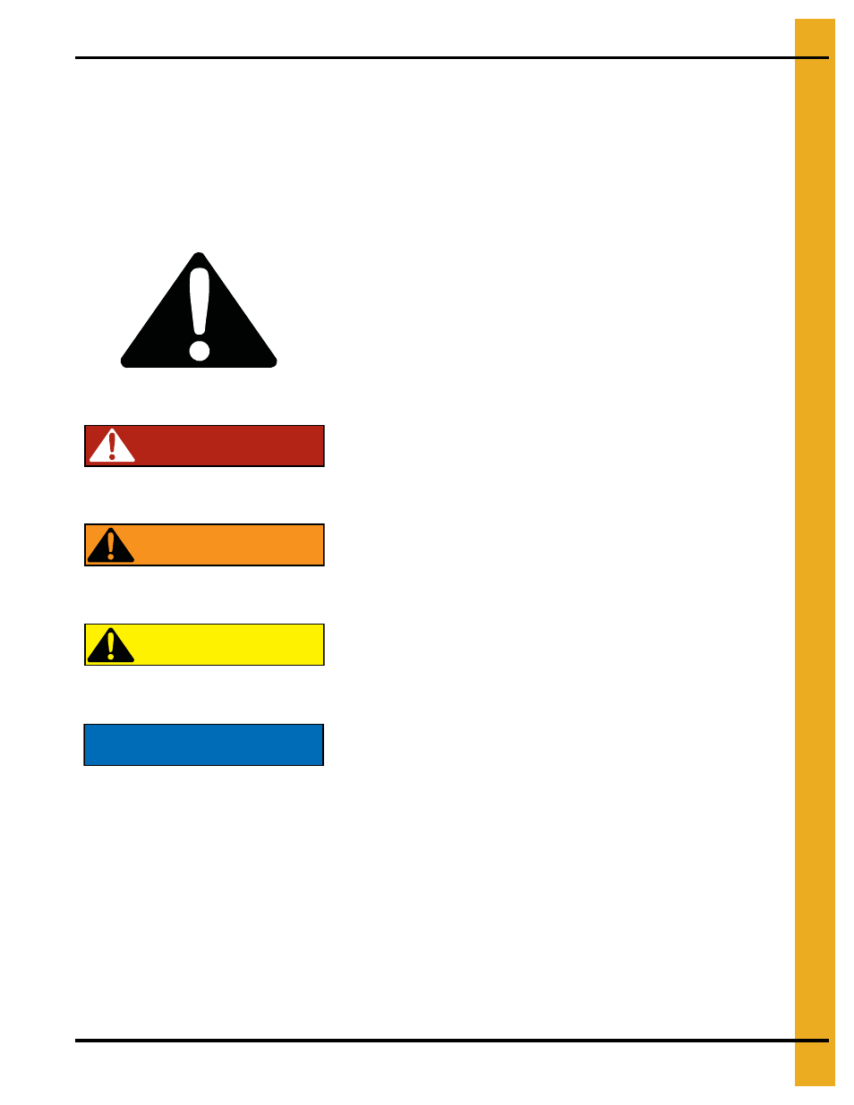 Safety, Chapter 2 safety, Safety guidelines | Danger, Warning caution notice | Grain Systems Bin Accessories PNEG-1802 User Manual | Page 5 / 50