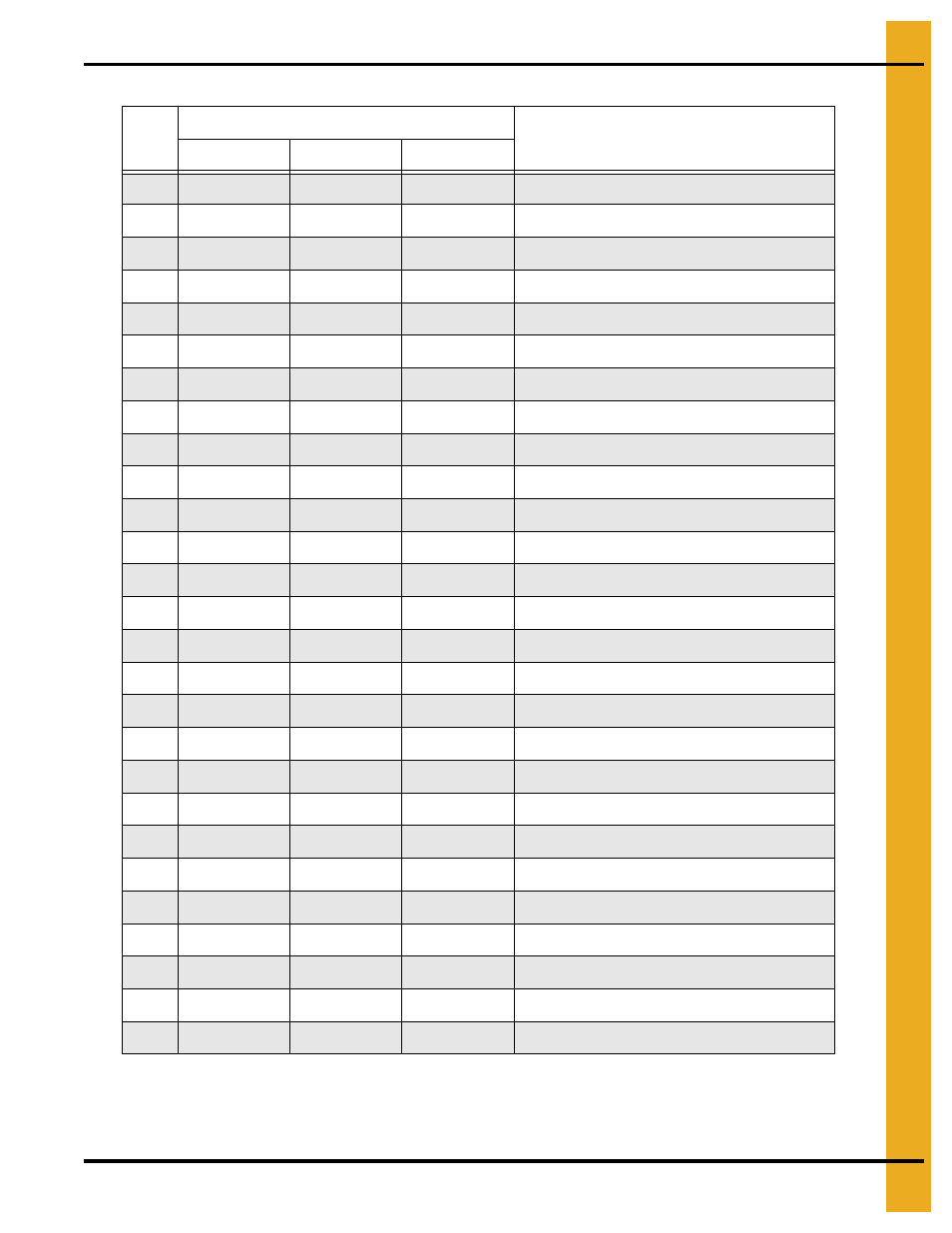 Parts list | Grain Systems PNEG-012 User Manual | Page 35 / 46