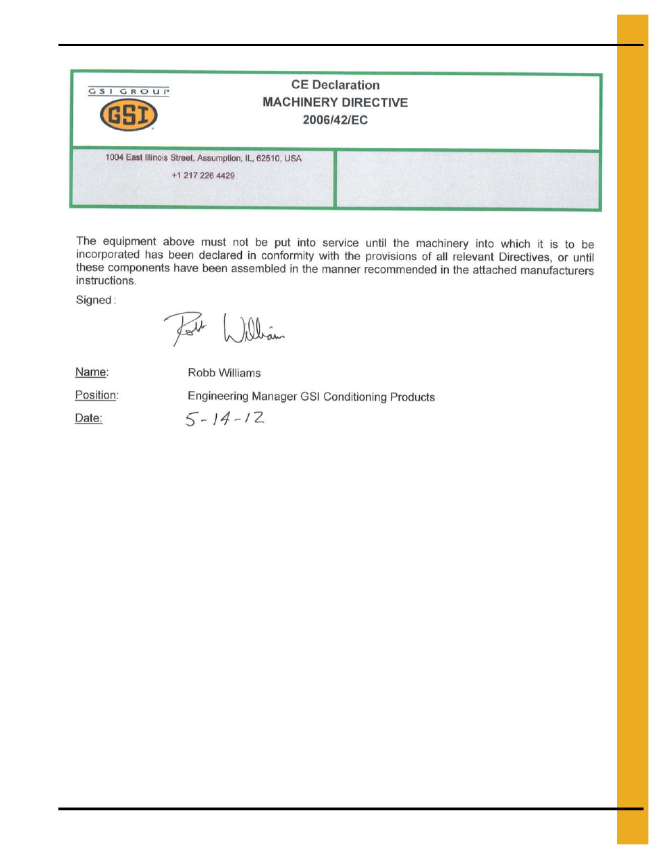 Grain Systems PNEG-1797 User Manual | Page 3 / 86
