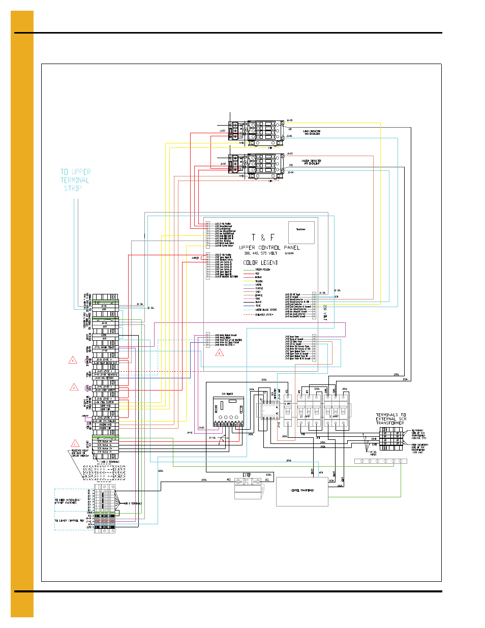 Lower terminal strip wiring | Grain Systems PNEG-1797 User Manual | Page 80 / 86
