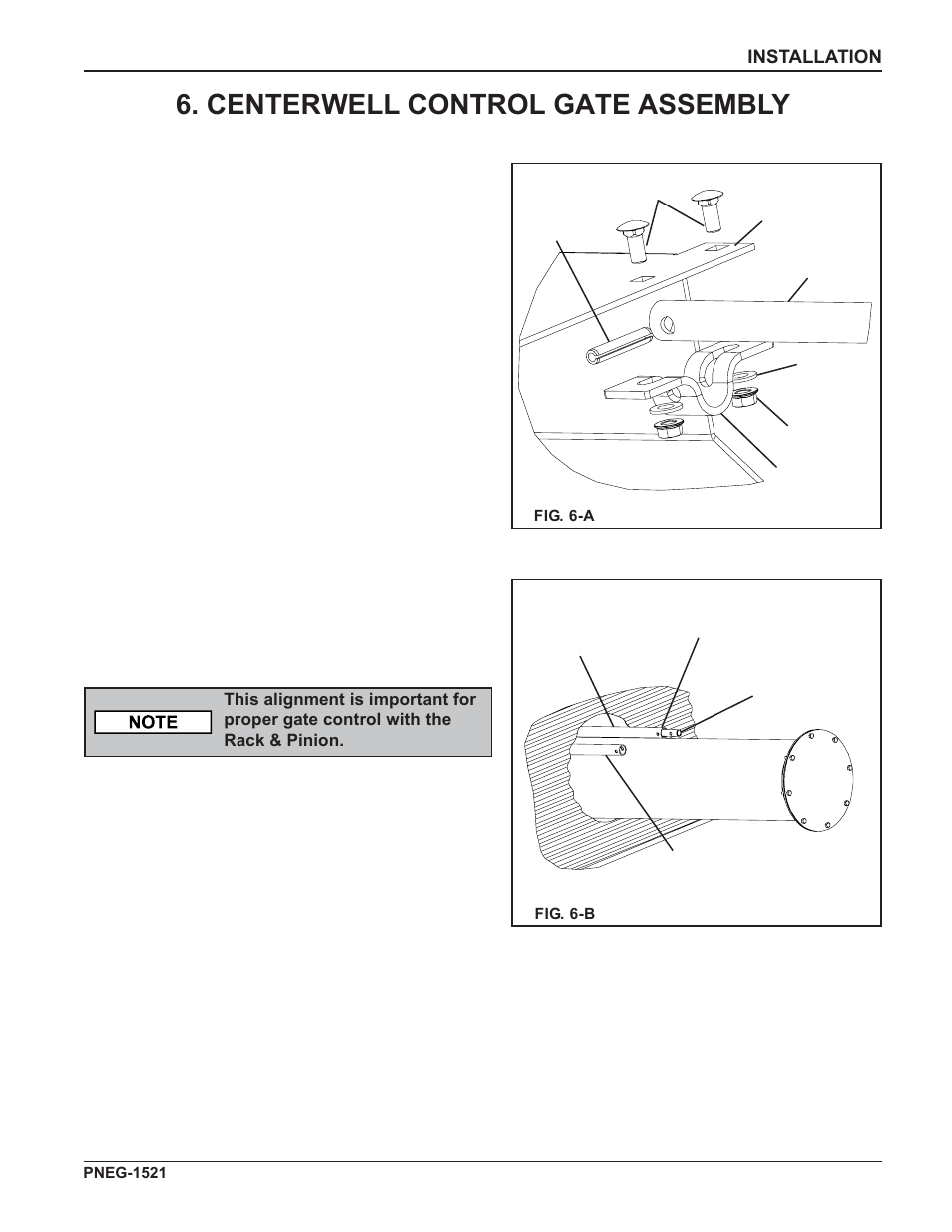 Centerwell control gate assembly | Grain Systems Unload Augers PNEG-1521 User Manual | Page 19 / 64