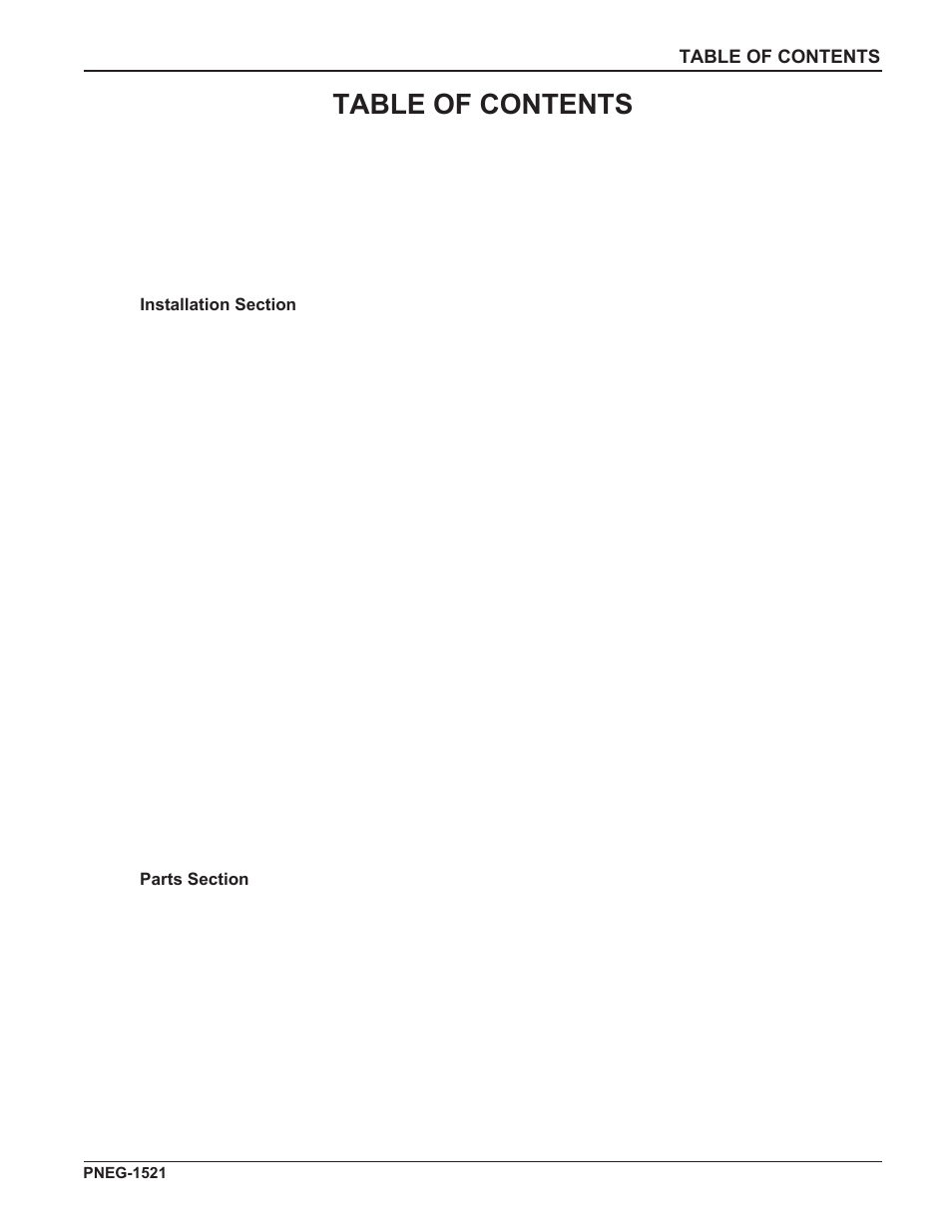 Grain Systems Unload Augers PNEG-1521 User Manual | Page 3 / 64