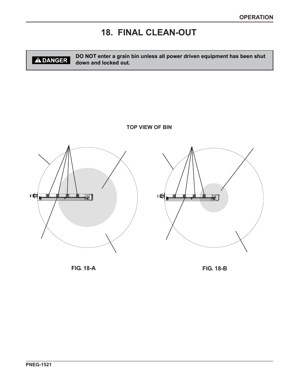 Final clean-out | Grain Systems Unload Augers PNEG-1521 User Manual | Page 41 / 64