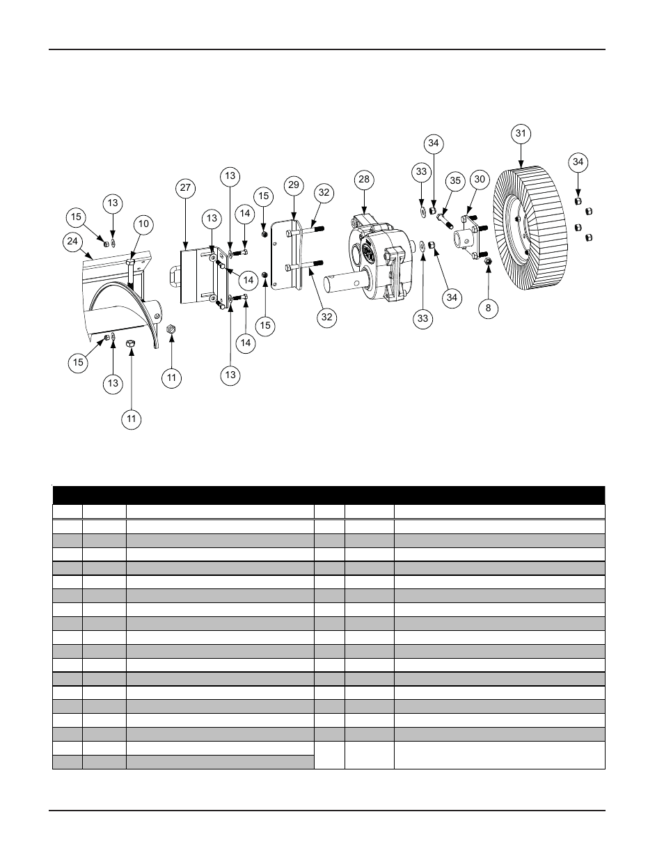 Assembled sweep arm parts | Grain Systems Unload Augers PNEG-1521 User Manual | Page 60 / 64