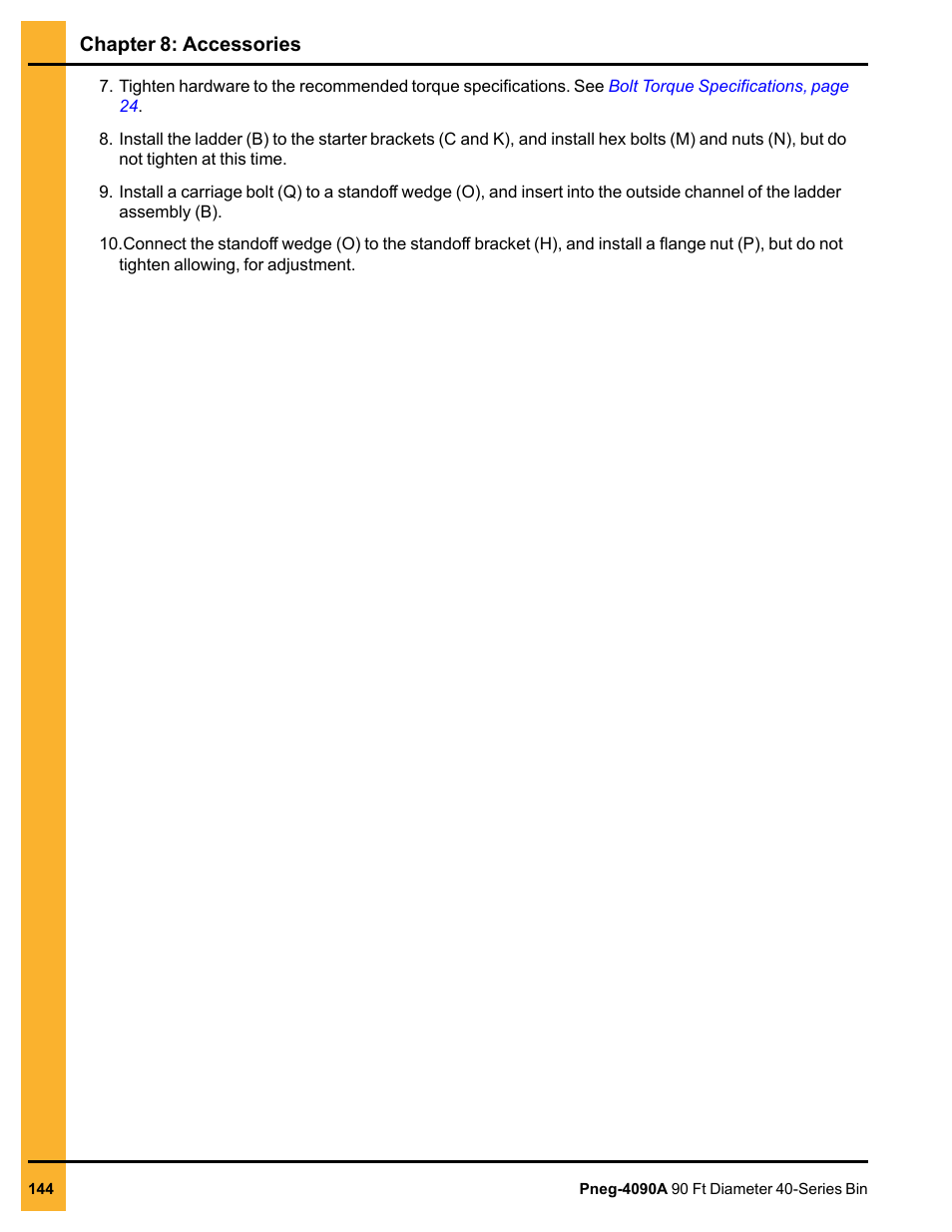 Grain Systems Tanks PNEG-4090A User Manual | Page 144 / 166