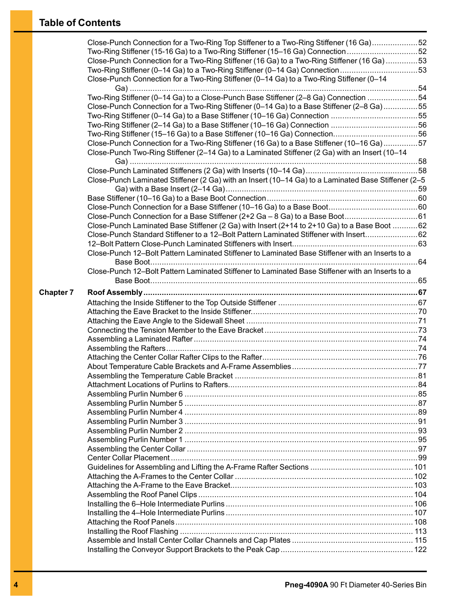 Grain Systems Tanks PNEG-4090A User Manual | Page 4 / 166