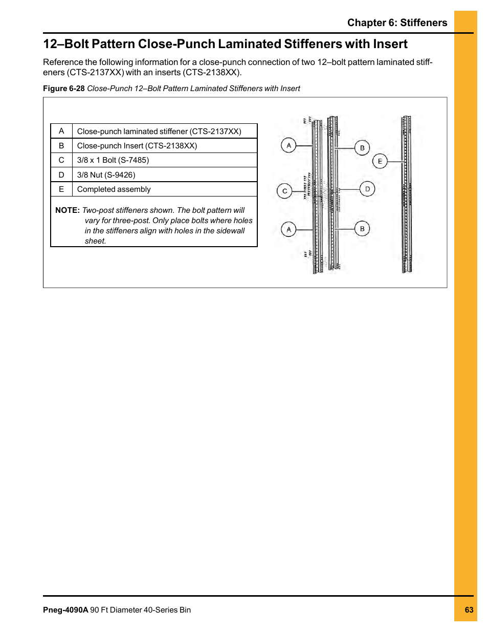 Chapter 6: stiffeners | Grain Systems Tanks PNEG-4090A User Manual | Page 63 / 166