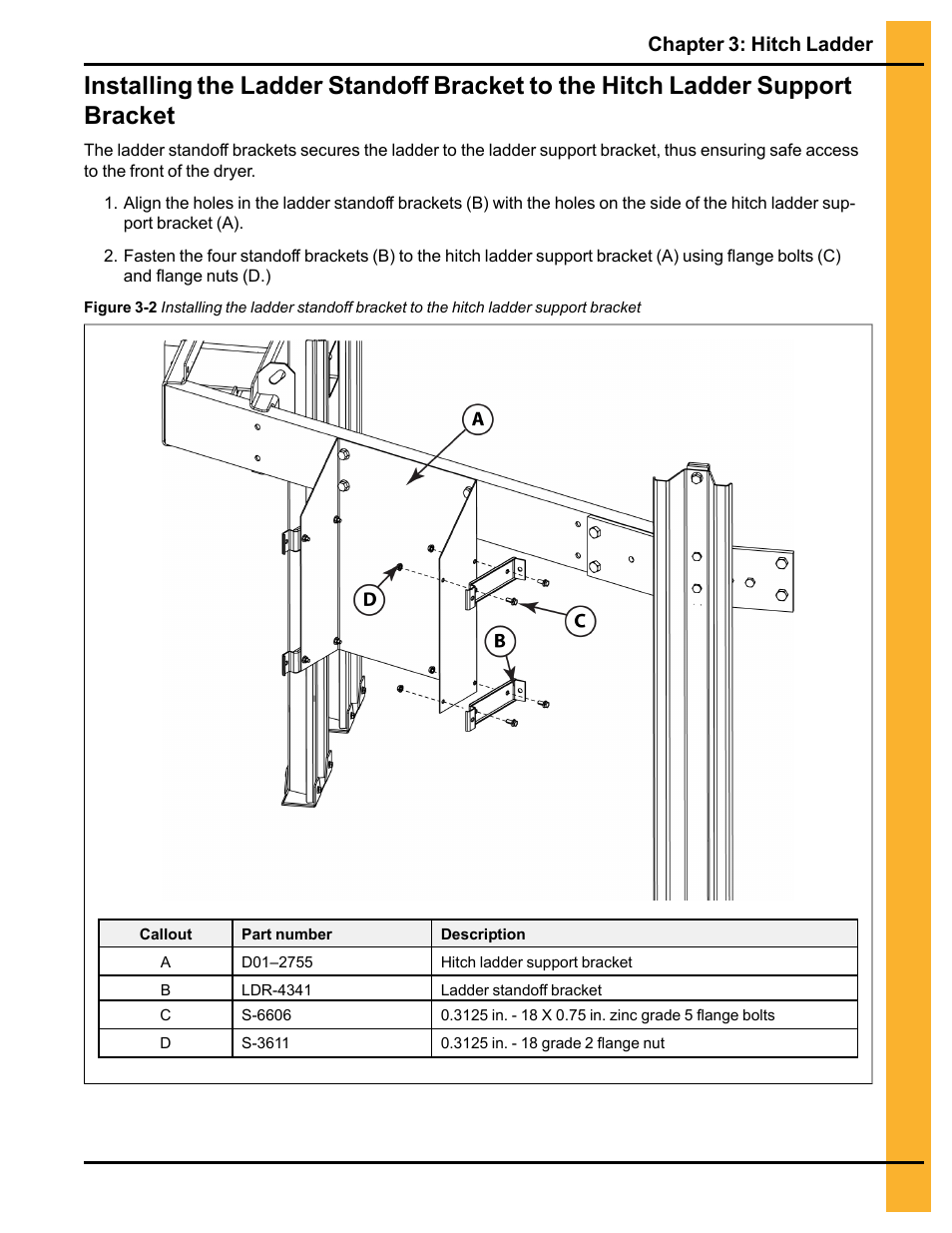 Chapter 3: hitch ladder | Grain Systems PNEG-546 User Manual | Page 17 / 26