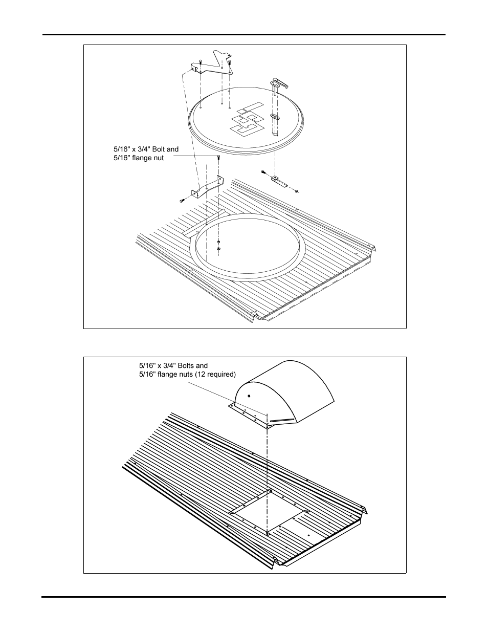 Flange nut insert | Grain Systems Bin Accessories PNEG-1496 User Manual | Page 2 / 2