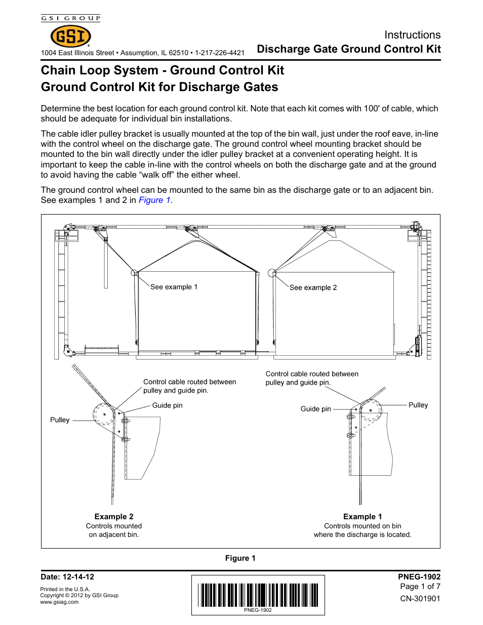 Grain Systems Bucket Elevtors, Conveyors, Series II Sweeps PNEG-1902 User Manual | 7 pages