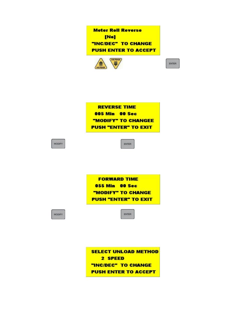 Reverse time, Forward time | Grain Systems PNEG-951 User Manual | Page 71 / 102
