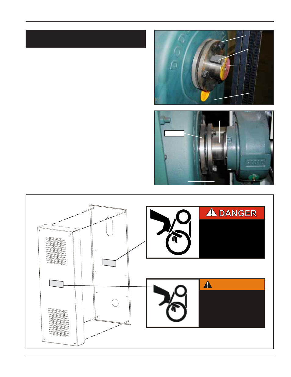 Warning | Grain Systems Bucket Elevtors, Conveyors, Series II Sweeps PNEG-1204 User Manual | Page 20 / 59