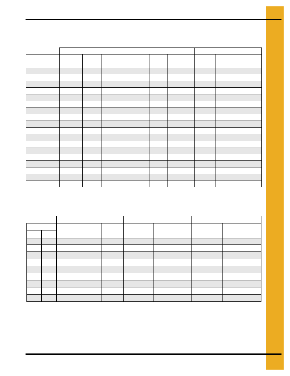 Drying time table…… and 1114 (continued), Drying time table | Grain Systems PNEG-1650 User Manual | Page 11 / 92