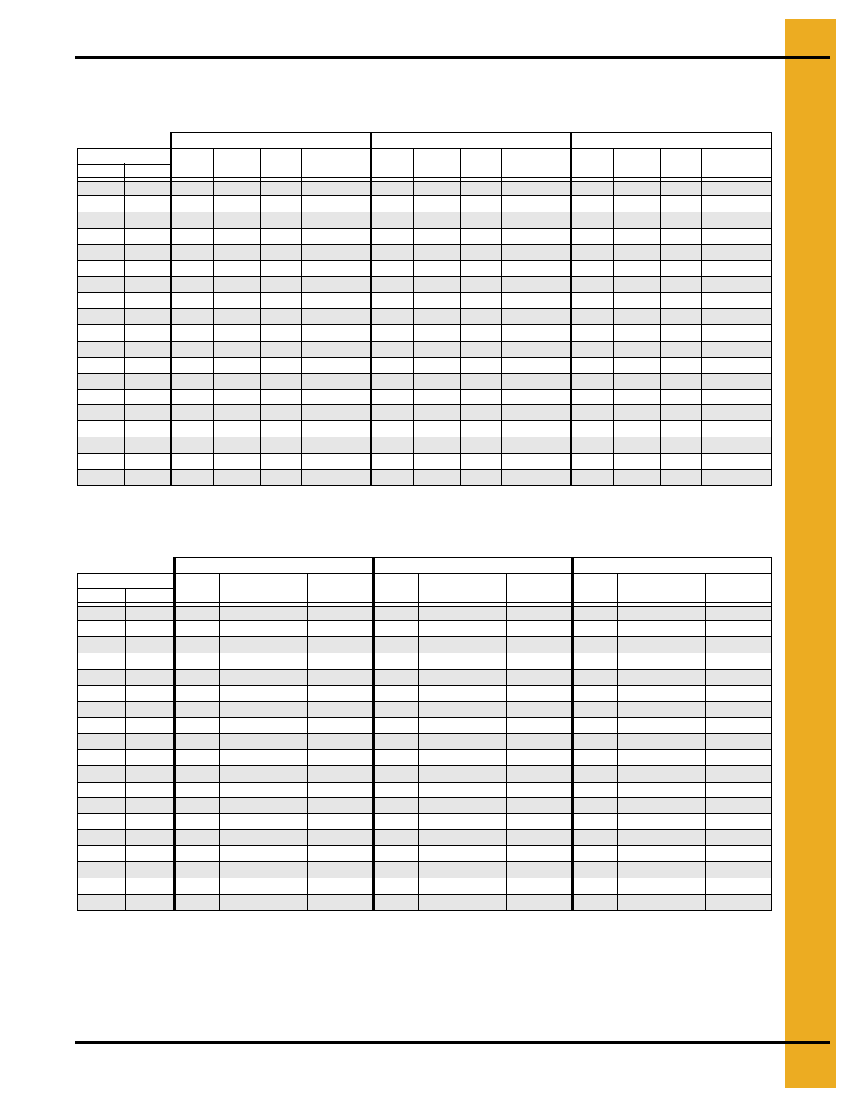 Drying time table…… and 1116, Drying time table | Grain Systems PNEG-1650 User Manual | Page 13 / 92