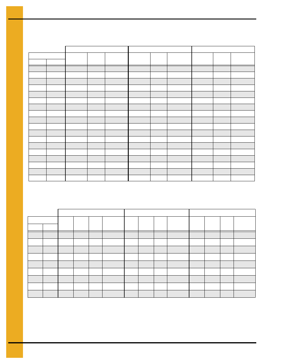 Drying time table…… and 1116 (continued), Drying time table | Grain Systems PNEG-1650 User Manual | Page 14 / 92