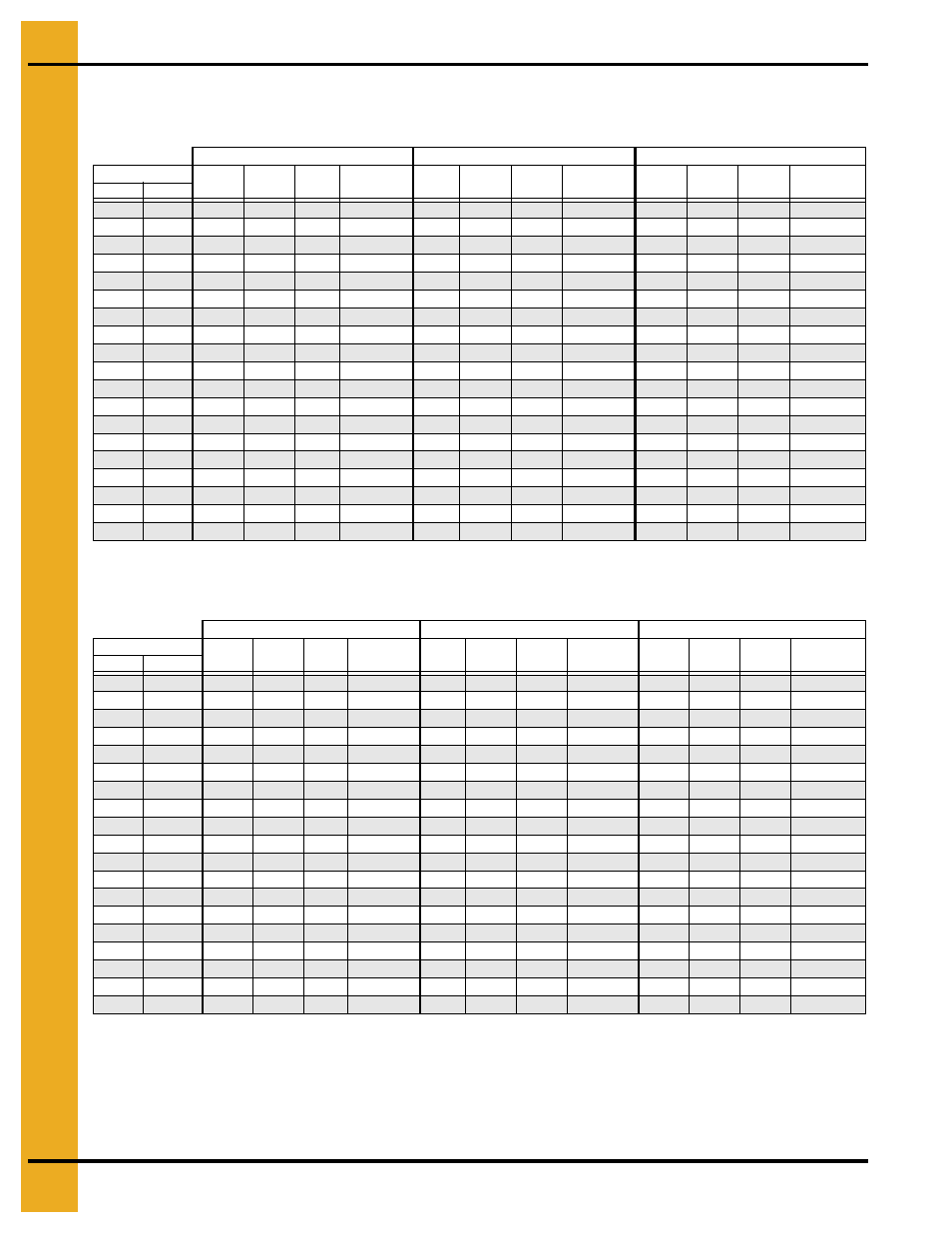 Drying time table…… and 1118, Drying time table | Grain Systems PNEG-1650 User Manual | Page 16 / 92