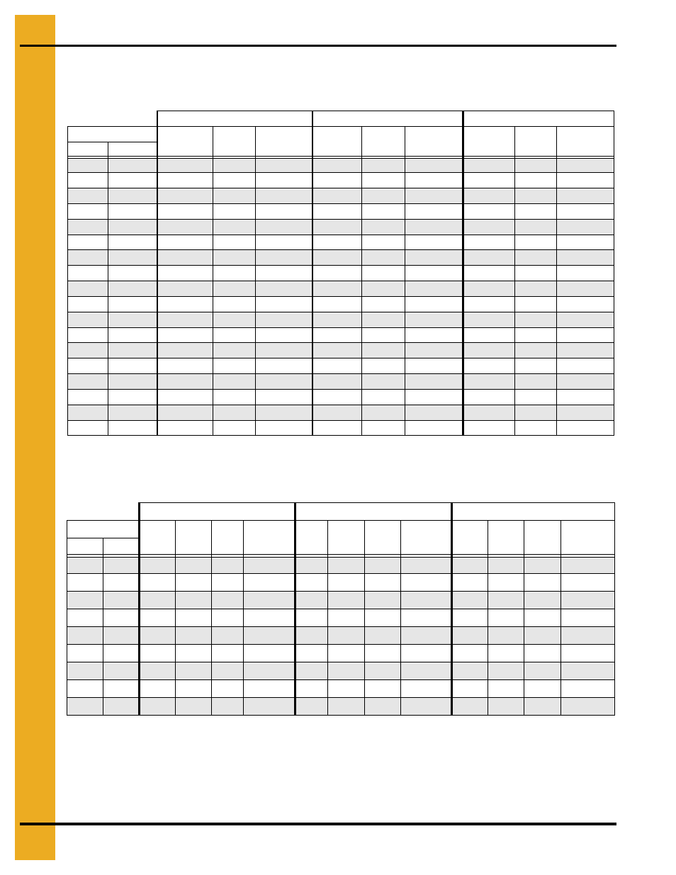 Drying time table…… and 1120 (continued), Drying time table | Grain Systems PNEG-1650 User Manual | Page 20 / 92