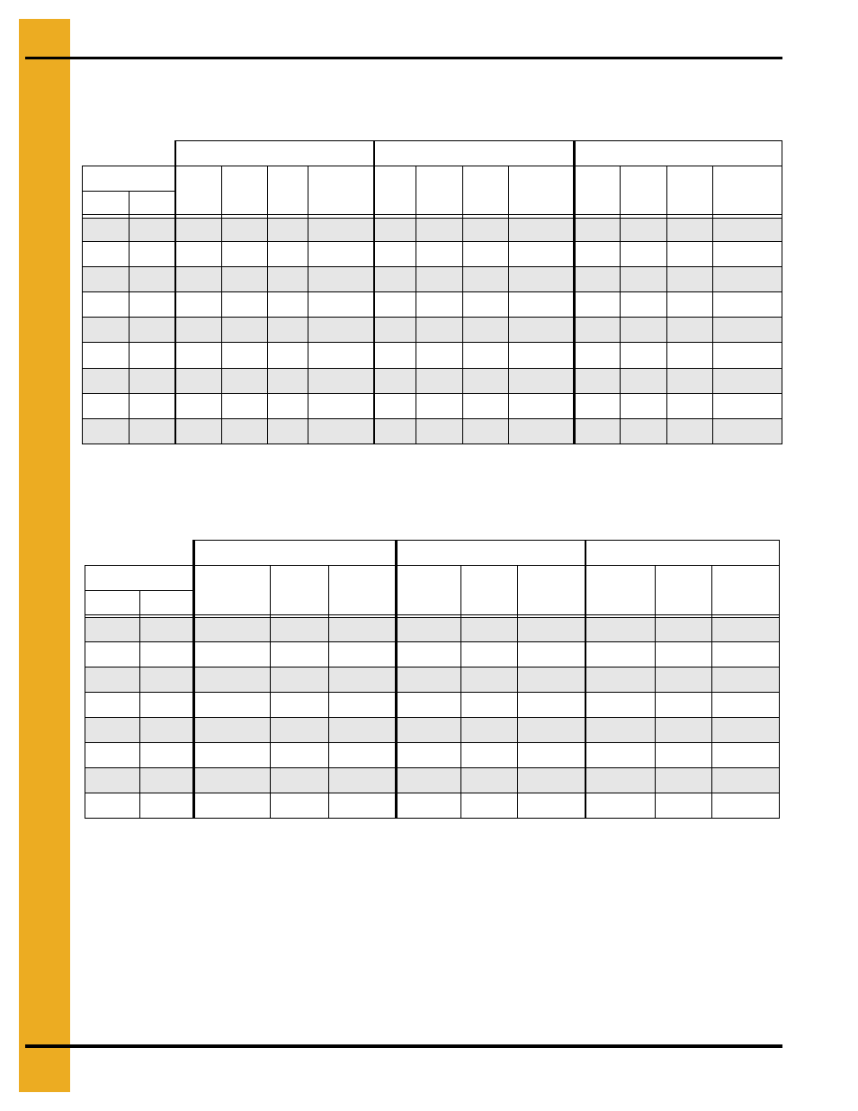 Drying time table…… and 1122 (continued), Drying time table | Grain Systems PNEG-1650 User Manual | Page 24 / 92