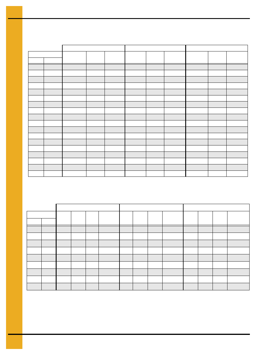 Drying time table…… and 1126 (continued), Drying time table | Grain Systems PNEG-1650 User Manual | Page 26 / 92