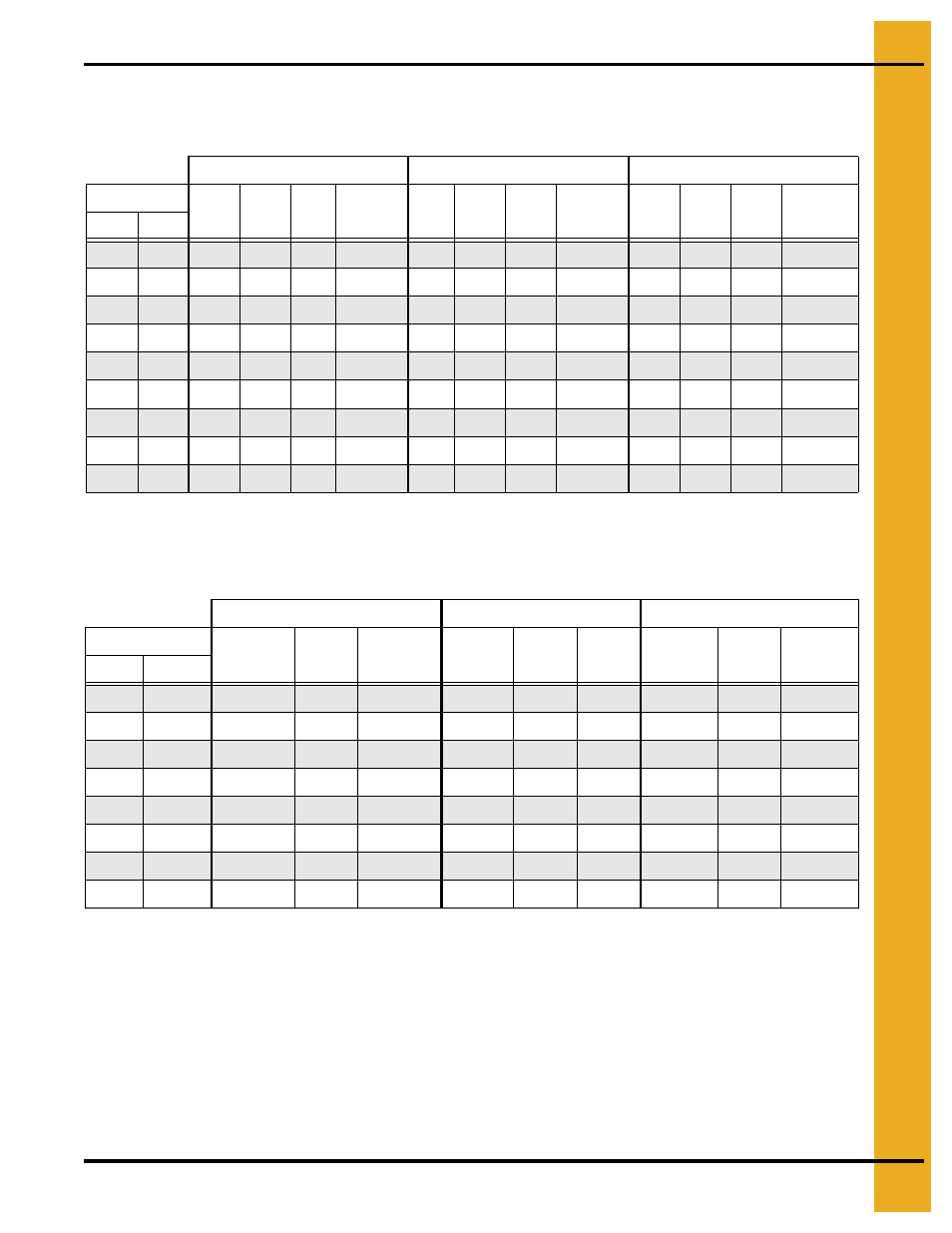 Drying time table…… and 1126 (continued), Drying time table | Grain Systems PNEG-1650 User Manual | Page 27 / 92