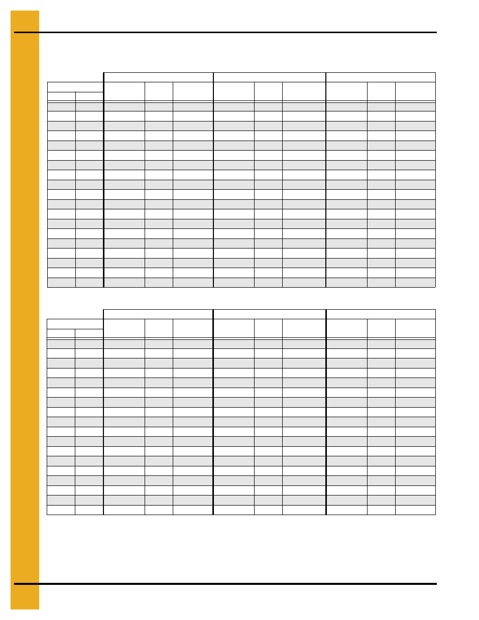 Drying time table…… 6, Drying time table | Grain Systems PNEG-1650 User Manual | Page 36 / 92