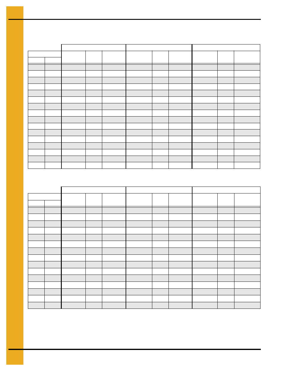 Drying time table…… 4s, Drying time table | Grain Systems PNEG-1650 User Manual | Page 38 / 92