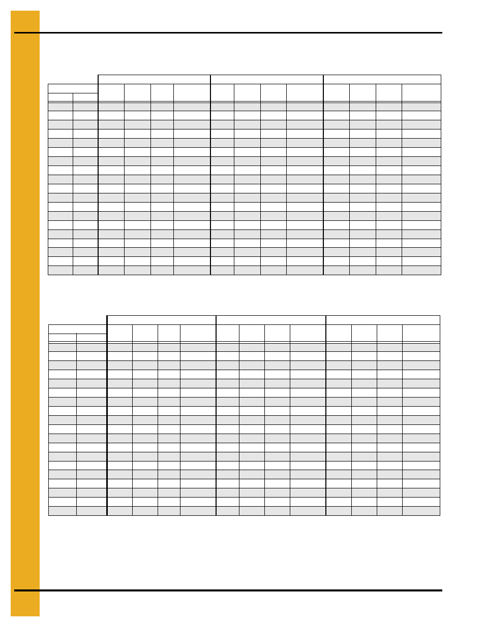 Drying time table, Chapter 1 drying time table, Drying time table…… and 1108 | Grain Systems PNEG-1650 User Manual | Page 4 / 92