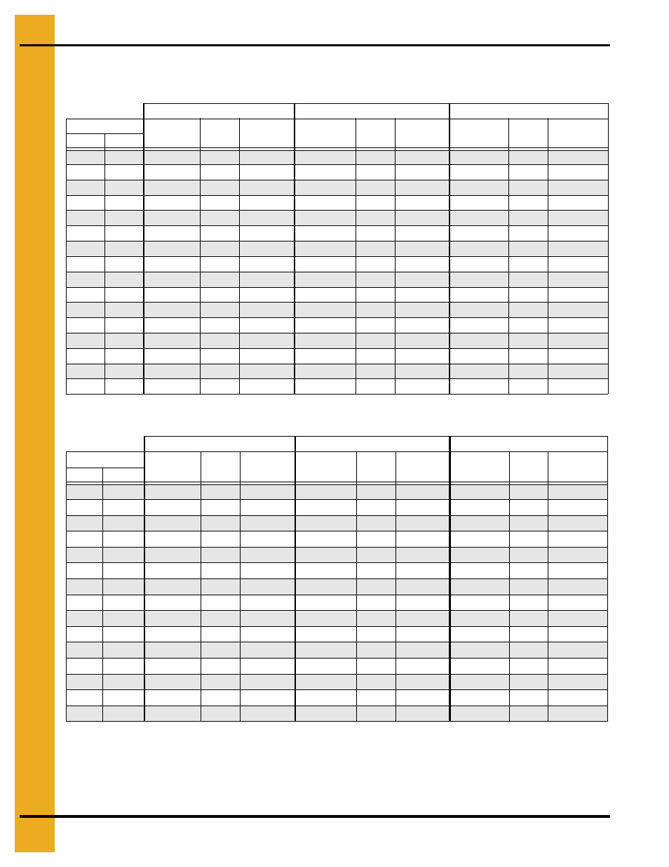 Drying time table…… 8s, Drying time table | Grain Systems PNEG-1650 User Manual | Page 40 / 92