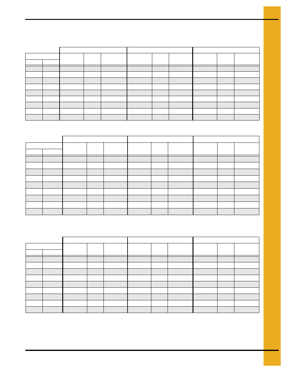 Drying time table…… 0s (continued), Drying time table | Grain Systems PNEG-1650 User Manual | Page 43 / 92