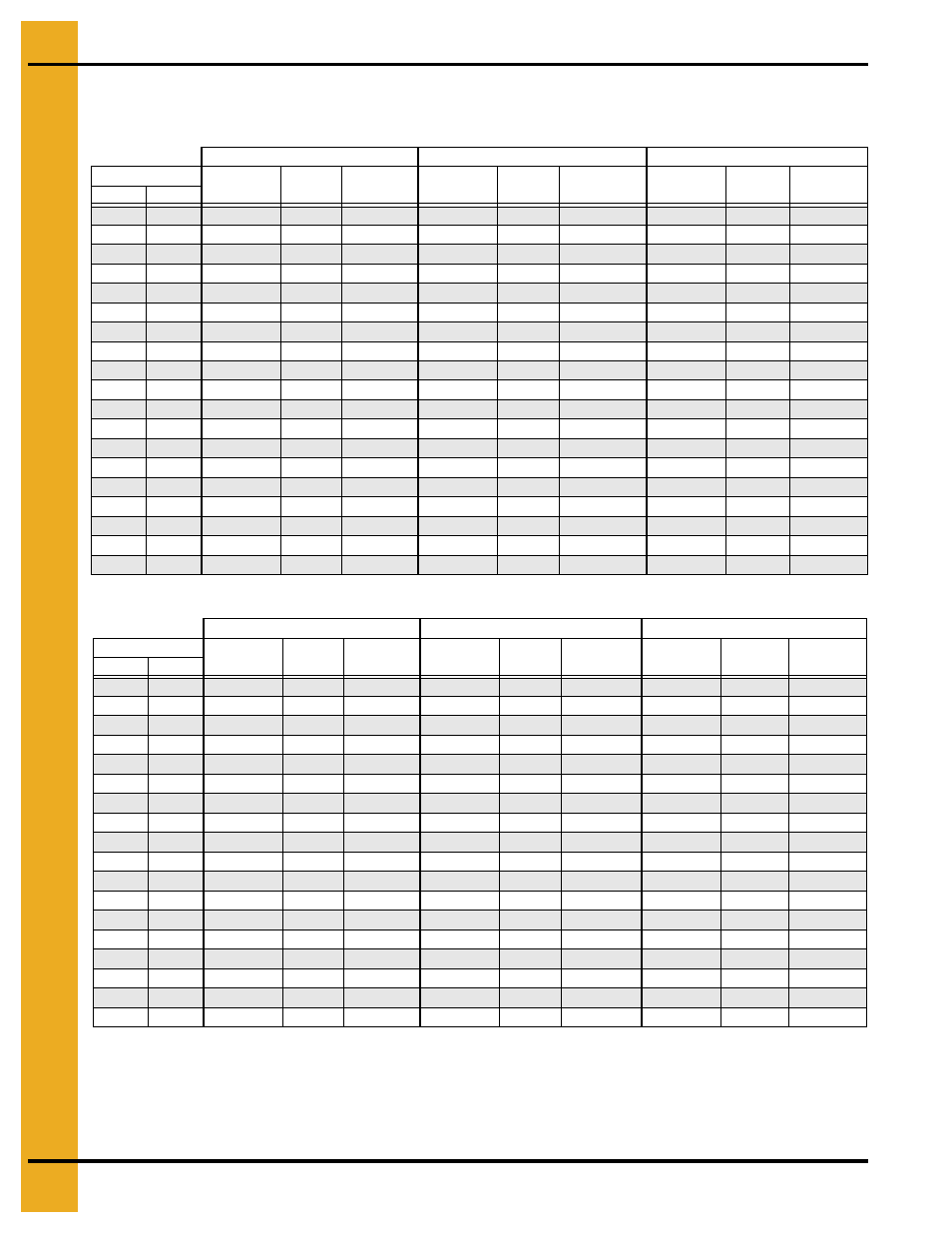 Drying time table…… 2, Drying time table | Grain Systems PNEG-1650 User Manual | Page 44 / 92