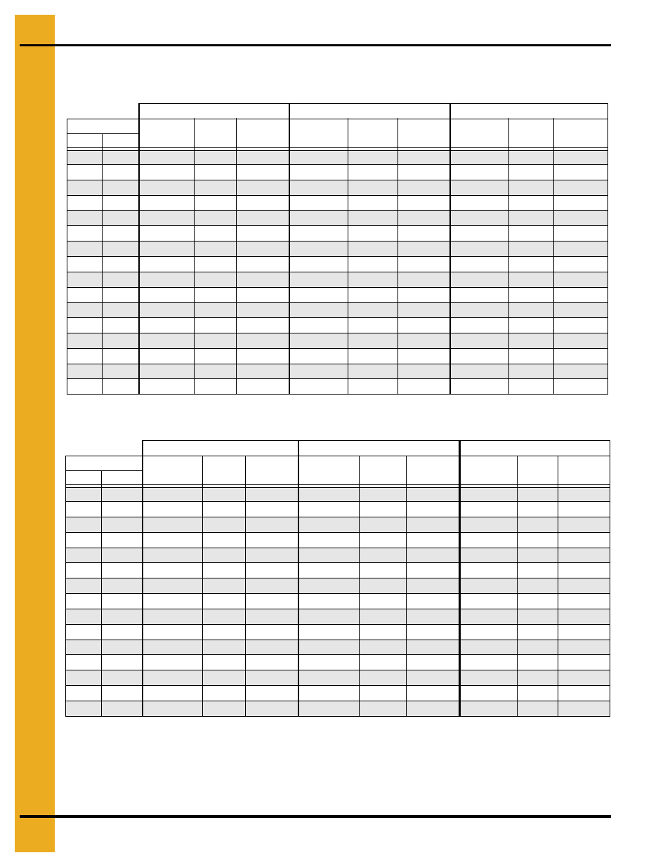 Drying time table…… 6s, Drying time table | Grain Systems PNEG-1650 User Manual | Page 48 / 92