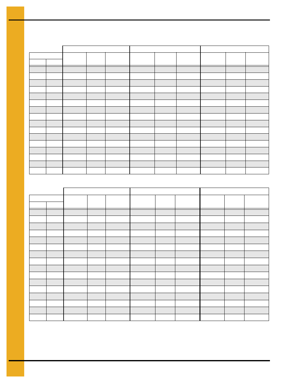 Drying time table…… 4, Drying time table | Grain Systems PNEG-1650 User Manual | Page 50 / 92