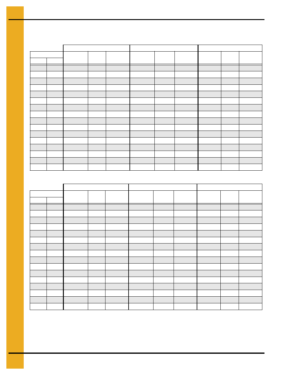 Drying time table…… 6, Drying time table | Grain Systems PNEG-1650 User Manual | Page 62 / 92