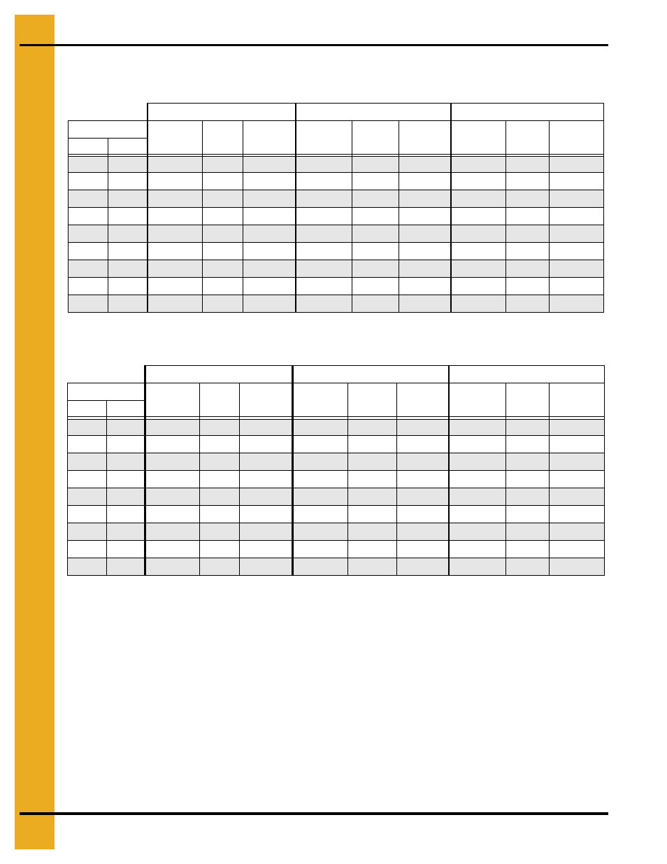 Drying time table…… 6 (continued), Drying time table | Grain Systems PNEG-1650 User Manual | Page 64 / 92