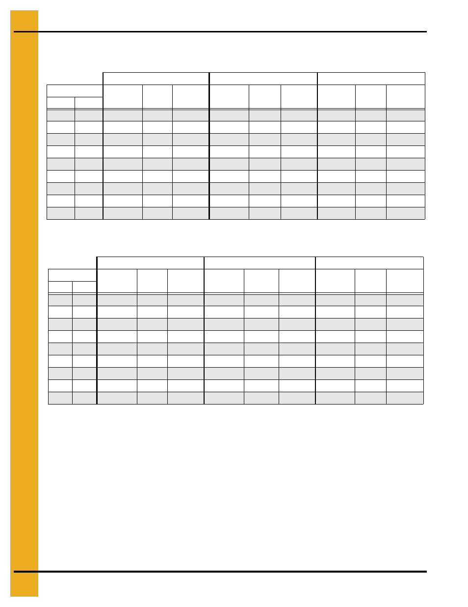 Drying time table…… 8 (continued), Drying time table | Grain Systems PNEG-1650 User Manual | Page 70 / 92