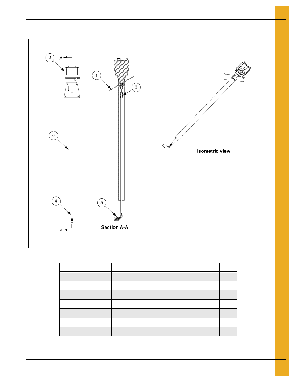 Rotary switch package 18'-36' low-limit (taf-6100), Parts list | Grain Systems PNEG-1649 User Manual | Page 33 / 50